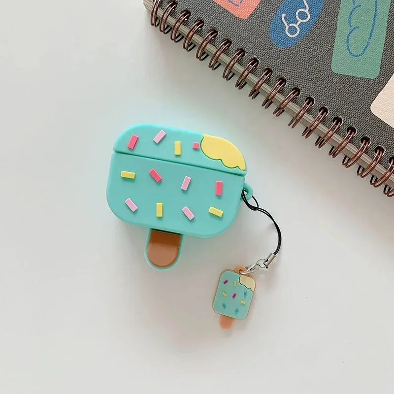 Kawaii Ice Cream AirPods Case
