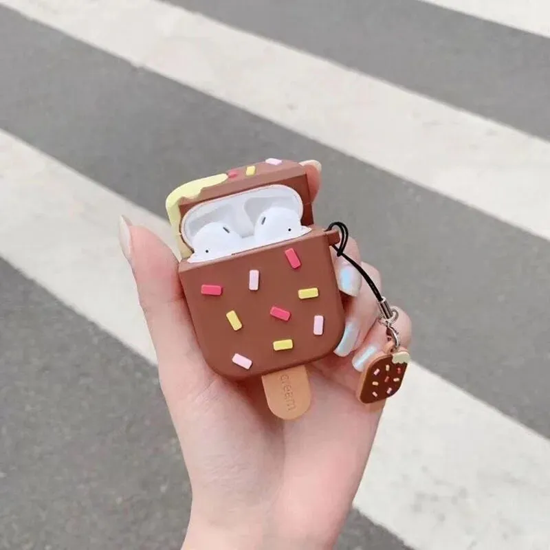 Kawaii Ice Cream AirPods Case