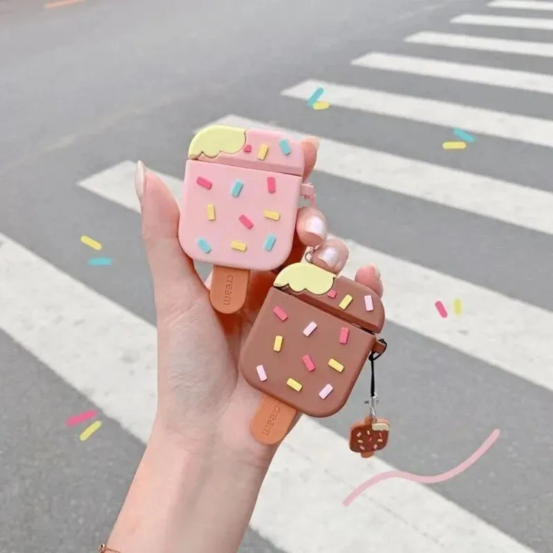 Kawaii Ice Cream AirPods Case