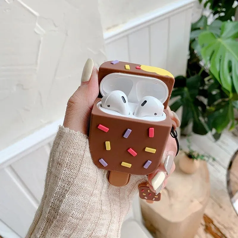 Kawaii Ice Cream AirPods Case