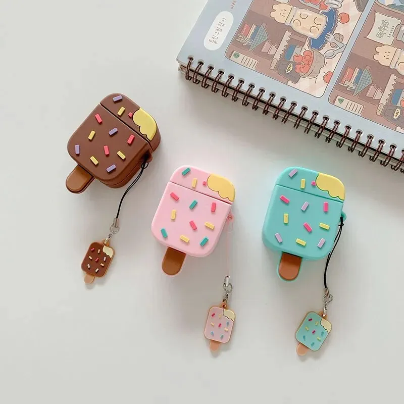 Kawaii Ice Cream AirPods Case