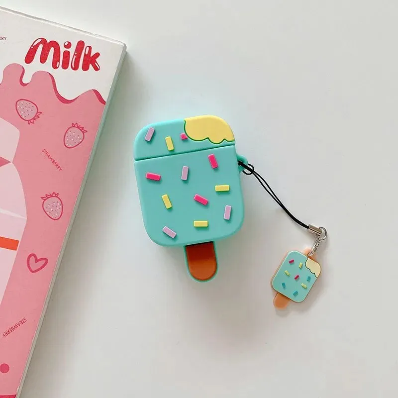 Kawaii Ice Cream AirPods Case