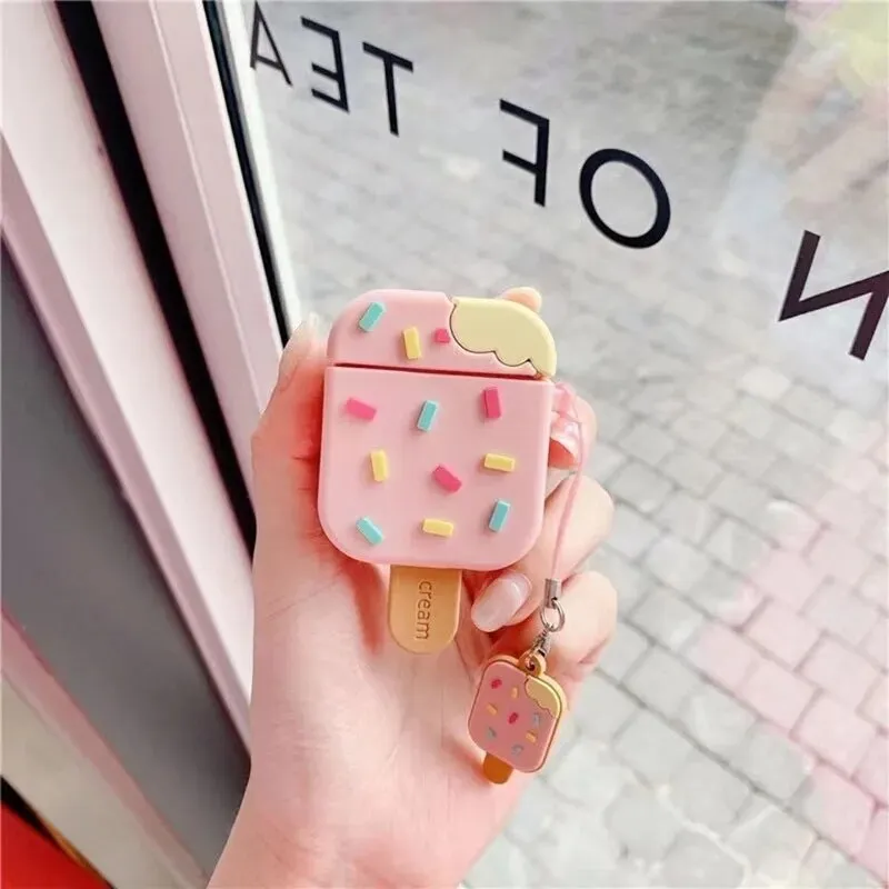 Kawaii Ice Cream AirPods Case