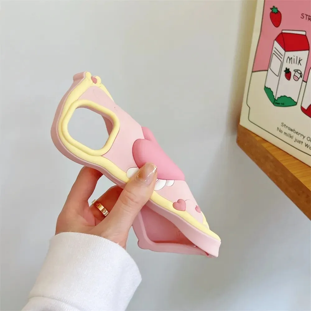 Kawaii Love Heart iPhone Case with Bracelet
