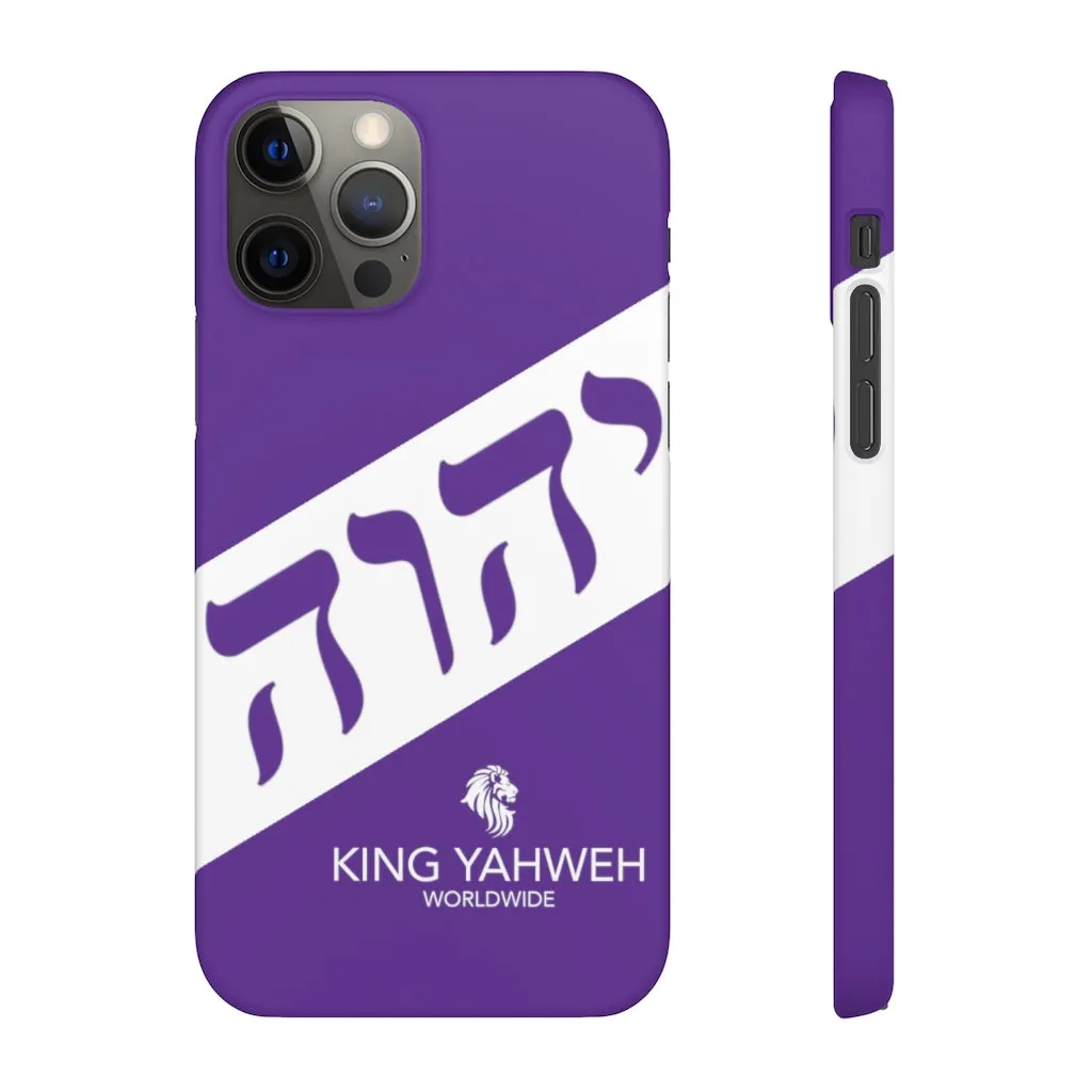 King YAHWEH Worldwide Tetra 3.0 Purple Phone Case