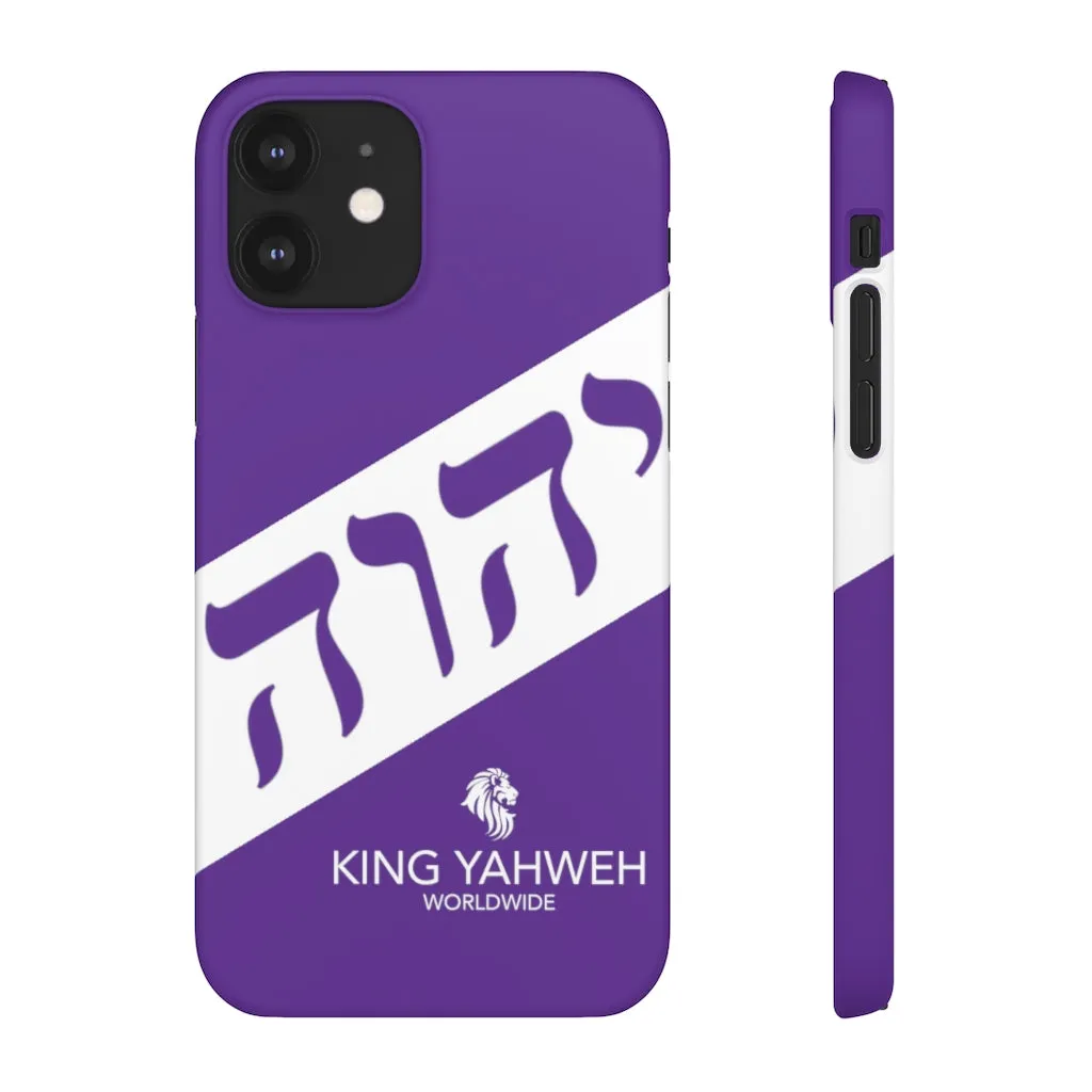 King YAHWEH Worldwide Tetra 3.0 Purple Phone Case