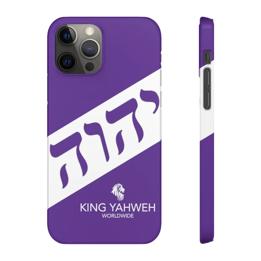 King YAHWEH Worldwide Tetra 3.0 Purple Phone Case