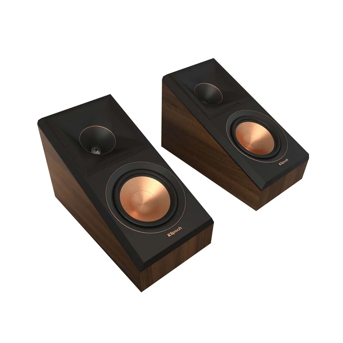 Klipsch OPEN BOX RP-500SA II Surround/Atmos Speakers - Walnut - Pair-Excellent Condition