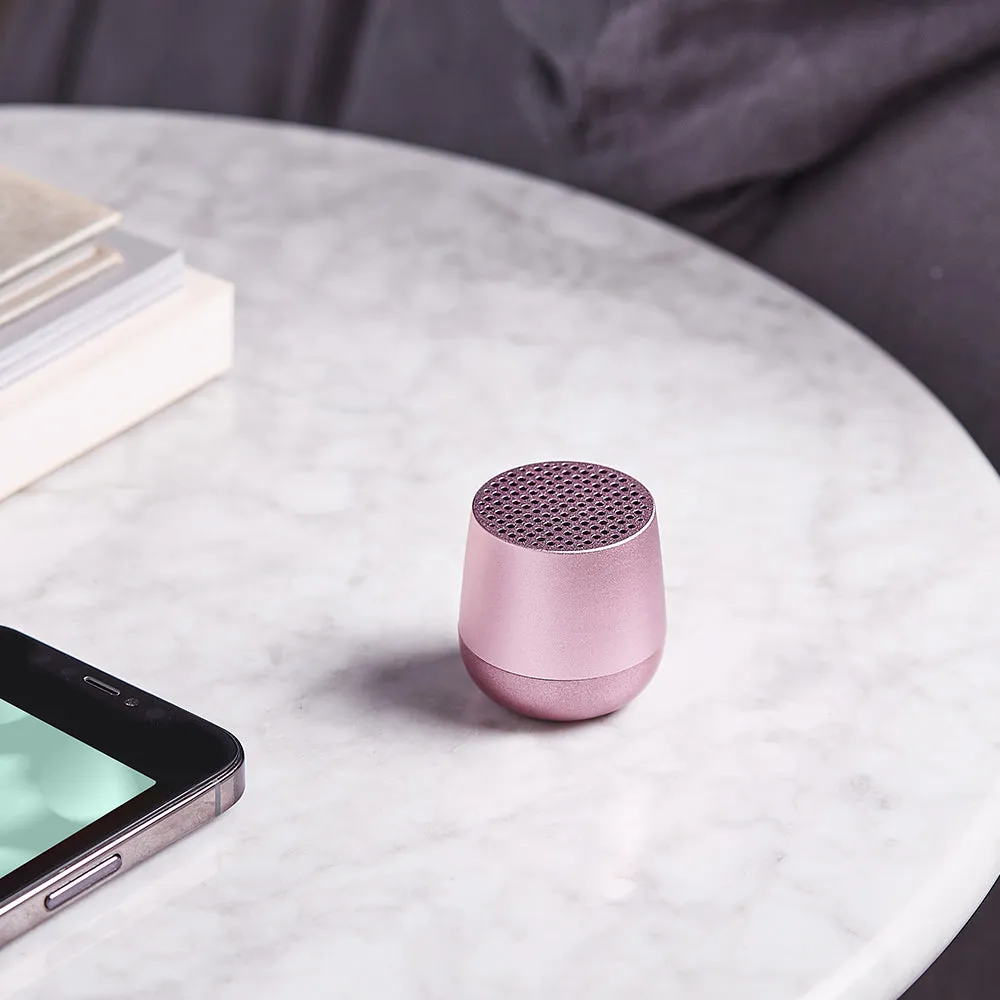 Pink Lexon Mino  Mini Bluetooth Speaker with Enhanced Features