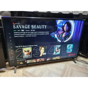 LG 55 inch 55UP71 ThinQ AI webOS Smart 4K UHD HDR TV with Bluetooth, Miracast, Apple AirPlay 2 - Foreign Used