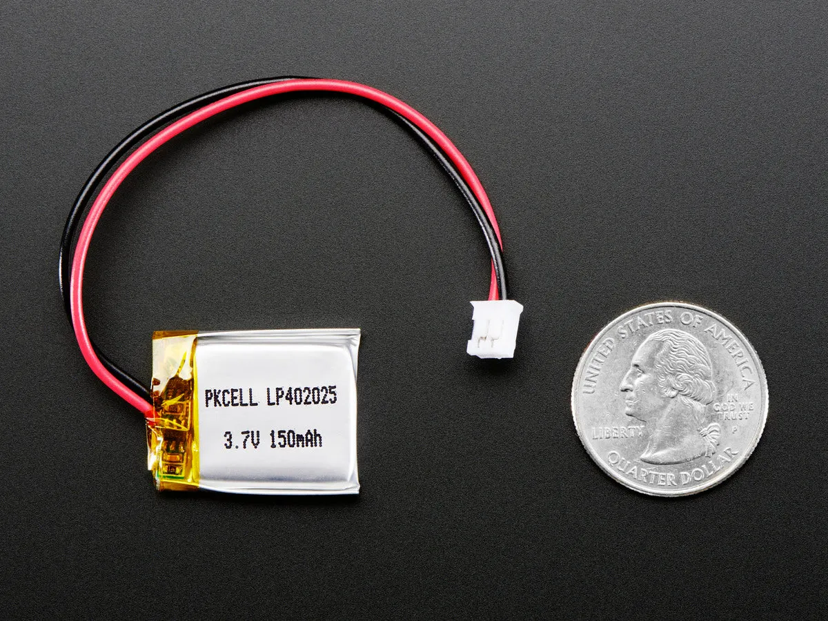 Lithium Ion Polymer Battery - 3.7v 150mAh