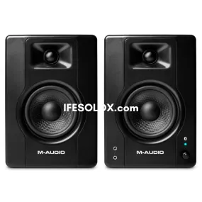 M-AUDIO BX4BT Dual (2-Way) 120W 4.5" Powered Bluetooth Studio Reference Monitor Speakers - Brand New