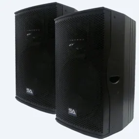 Magma-15 - Pair of Premium 15" Full Range / Bi-Amp 2-Way Loudspeaker Cabinets