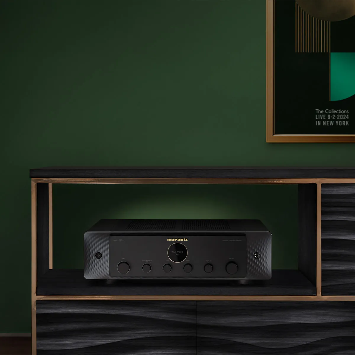Marantz MODEL 40n Integrated Stereo Amplifier with Streaming Built-In (Black)