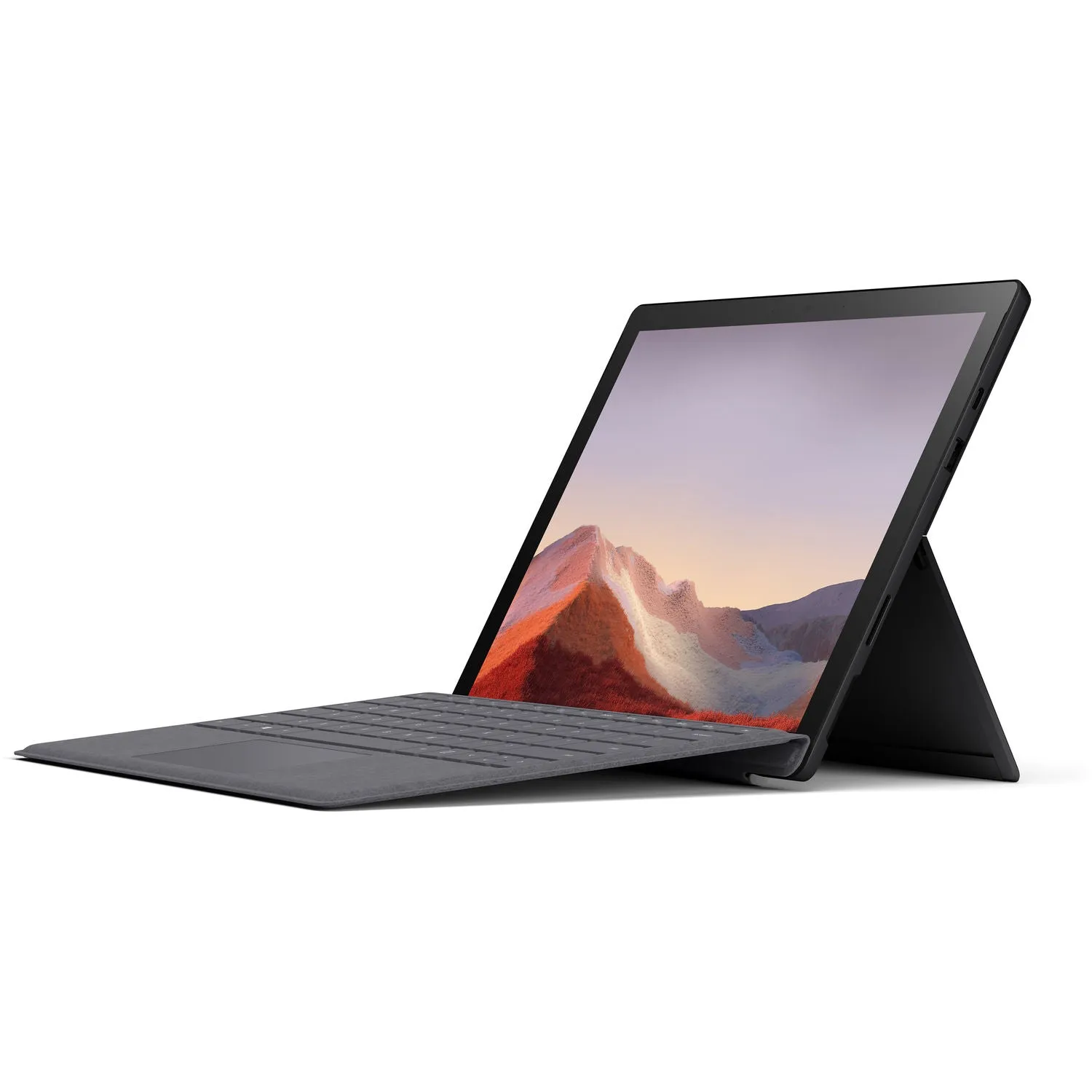 Microsoft Surface Pro 7 Tablet - 12.3" - Intel Core i7 1 16GB Memory - 256GB Solid State Drive - Matte Black - Bundle