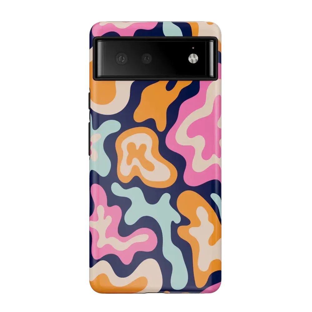 Midnight Color Splash | Abstract Retro Google Pixel Case