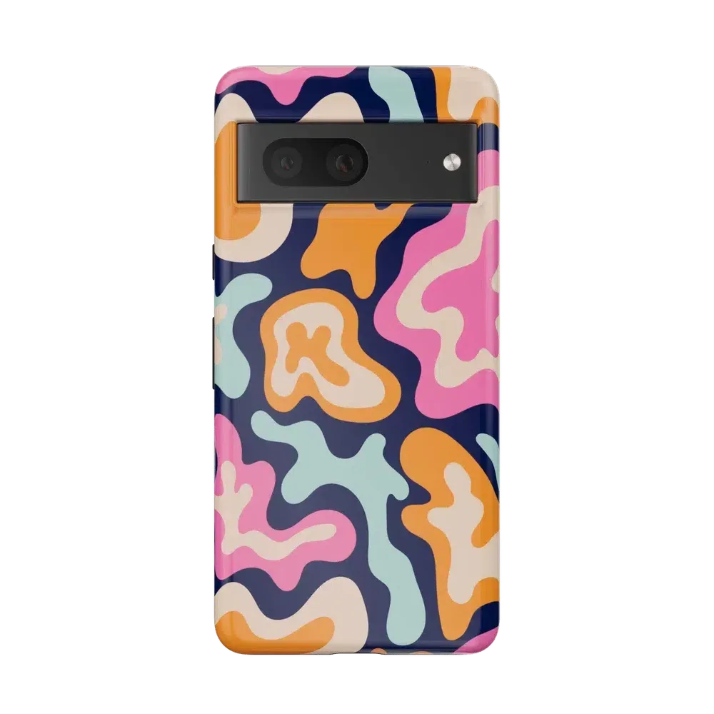Midnight Color Splash | Abstract Retro Google Pixel Case