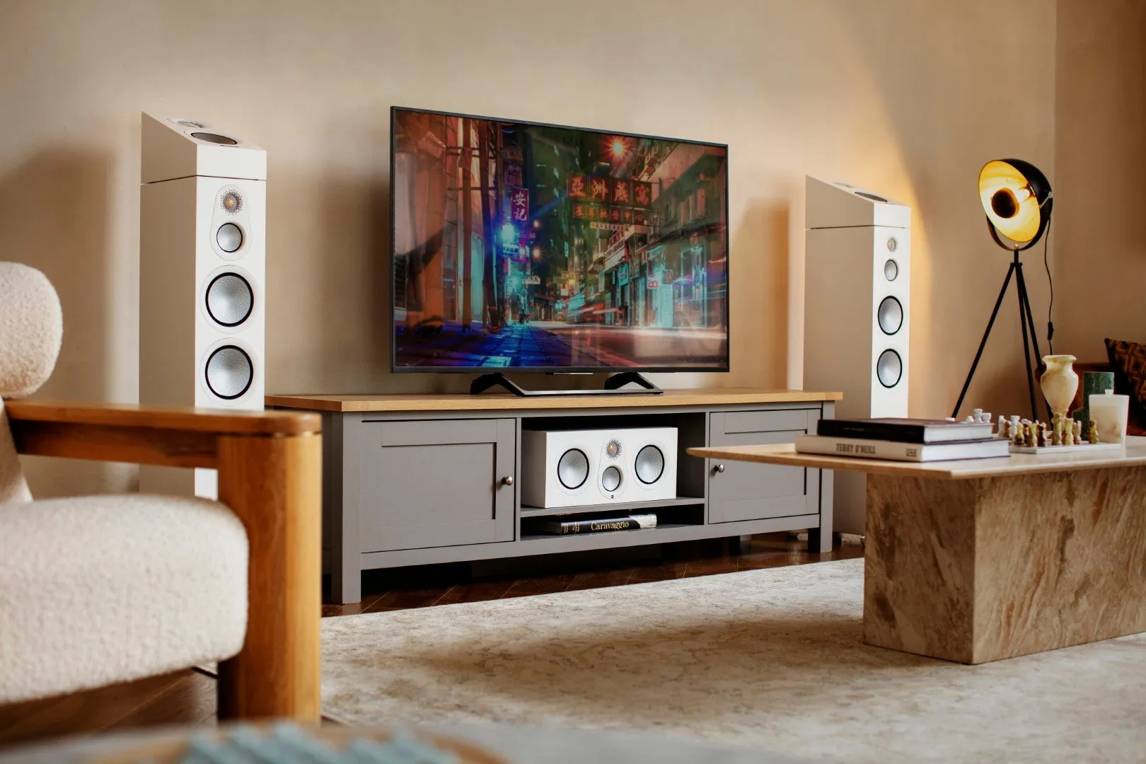 Monitor Audio Silver 300 7G Dolby Atmos 7.1.2 Package - Satin White