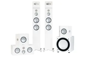 Monitor Audio Silver 300 7G Dolby Atmos 7.1.2 Package - Satin White