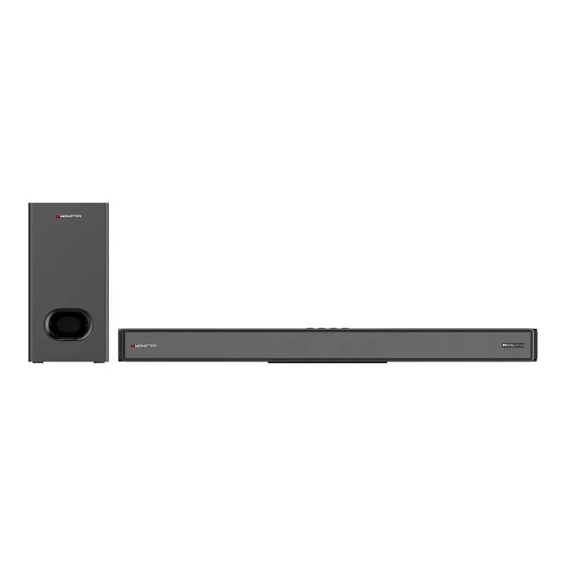 Monster Soundbar 2.1.2 Channel Dolby Atmos 100-Watt with Wireless Subwoofer