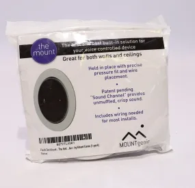 Mount Genie Simple Built-in Wall Mount for Google Nest Mini (2nd Gen) | Award Winning Design | Improves Sound and Appearance | Designed in USA (1-Pack)