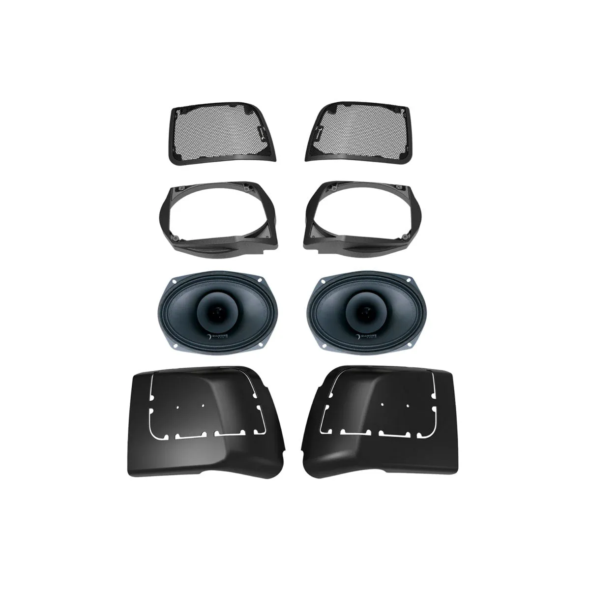 MSMP694LK - 14  Harley Davidson Cut in Lid Kit with MP694 (4Ω) Speaker