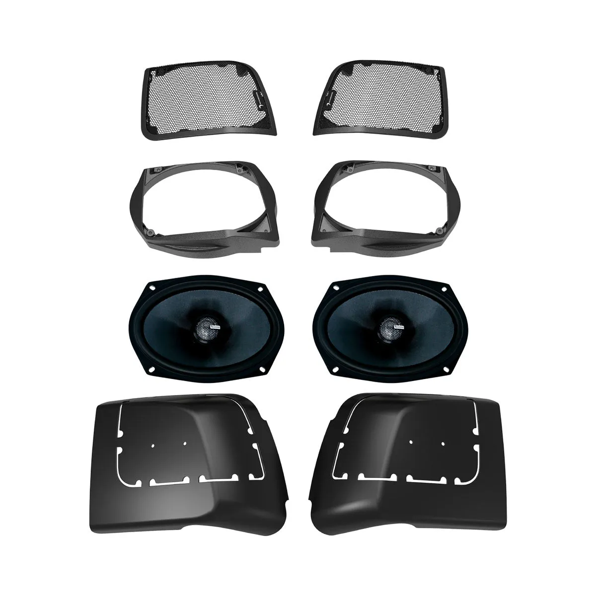 MSMS692LK - 14  Harley Davidson Cut in Lid Kit with MS692CXP (2Ω) Speakers
