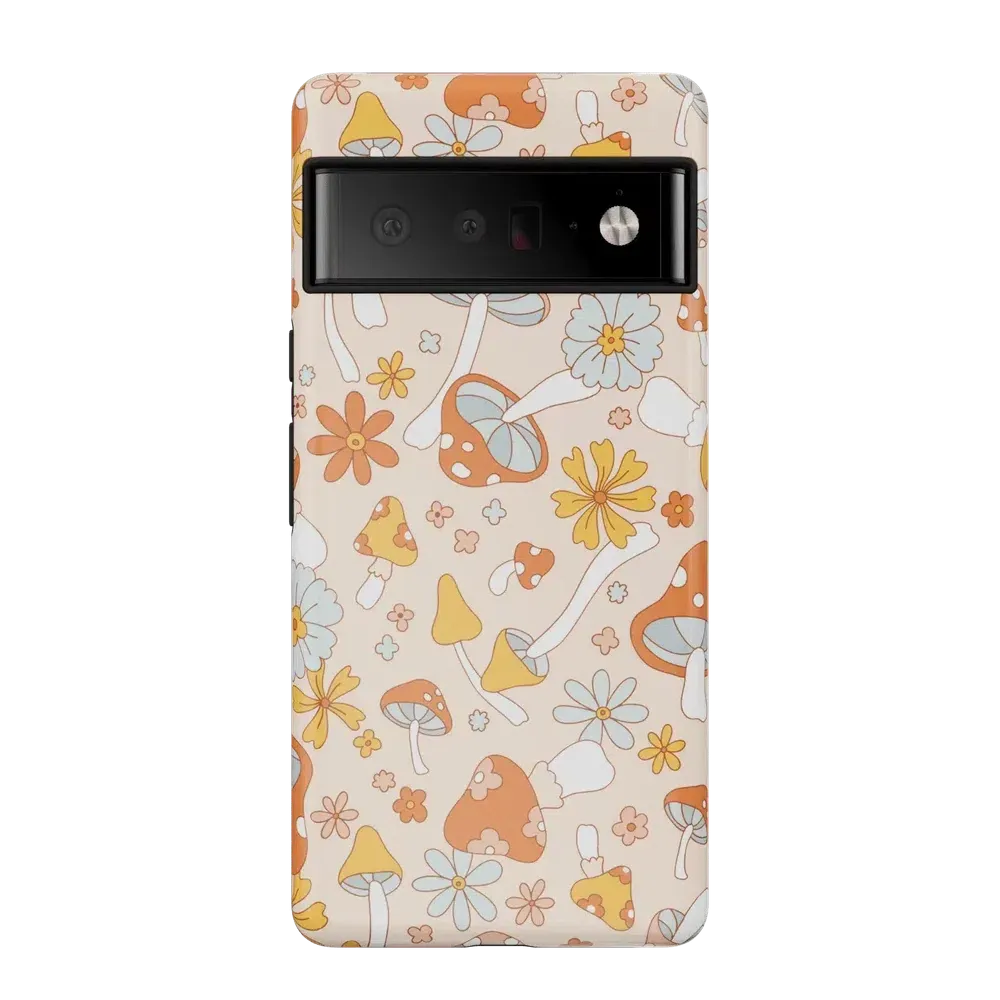 Mushroom Magic | Retro Floral Google Pixel Case