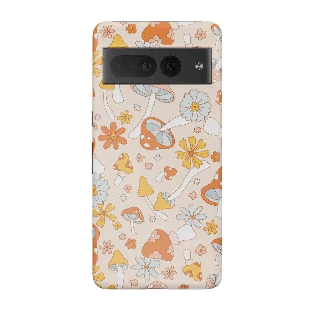 Mushroom Magic | Retro Floral Google Pixel Case