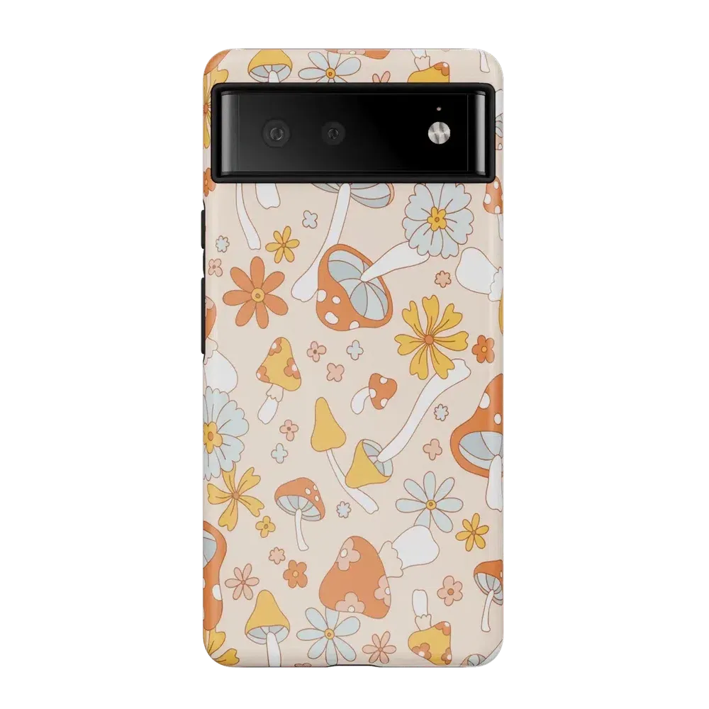 Mushroom Magic | Retro Floral Google Pixel Case