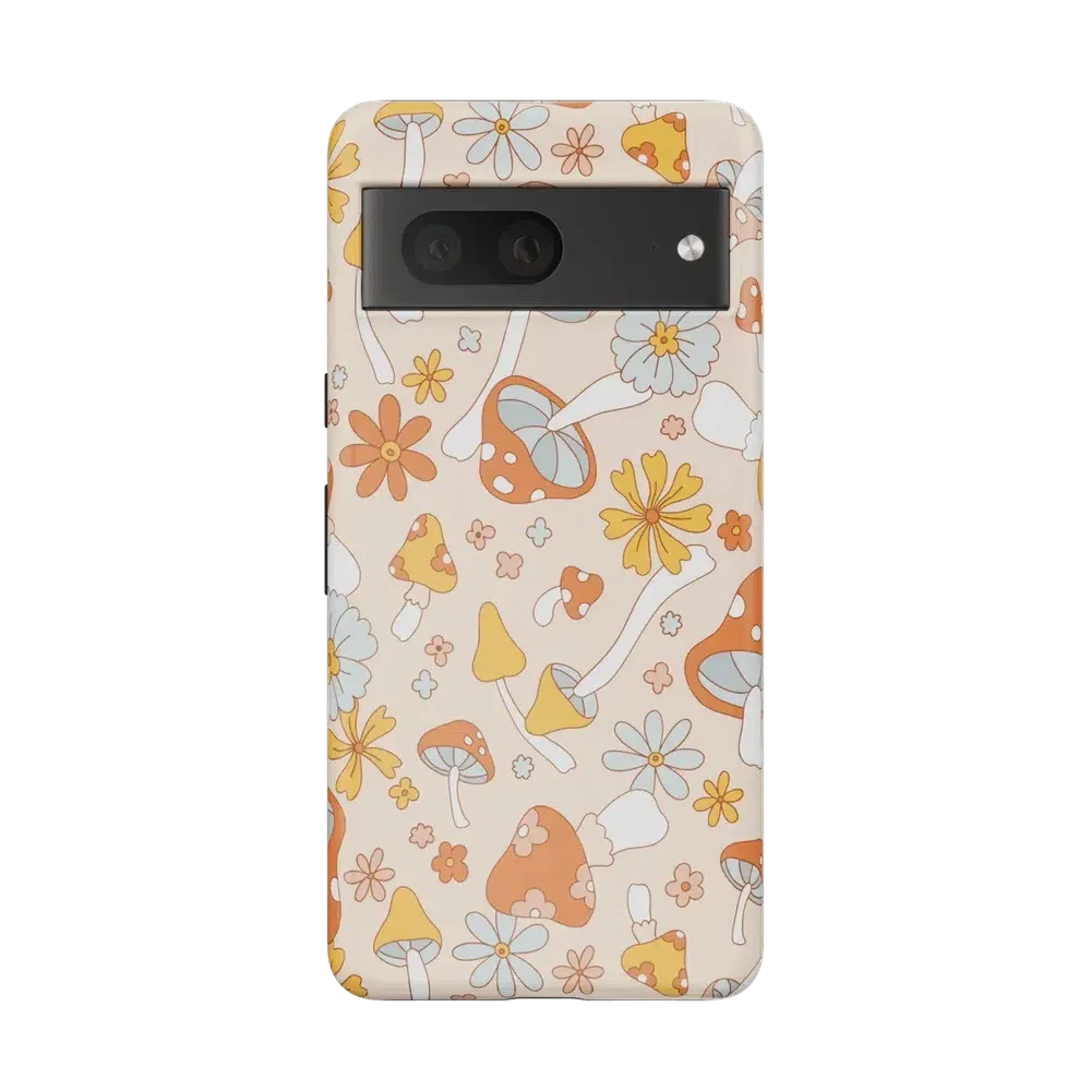 Mushroom Magic | Retro Floral Google Pixel Case