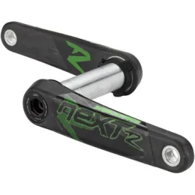 Next R Bicycle Crankset - 175mm, Direct Mount, 136mm RaceFace CINCH Spindle Interface, Green