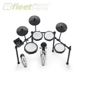 NITRO MAX KIT Eight Piece Electronic Drum Kit with Mesh Heads and Bluetooth