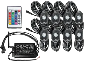 ORACLE Lightning 4 or 8 LED ColorSHIFT Rock Light Kit for 18-up Jeep Wrangler JL & 20-up Jeep Gladiator JT