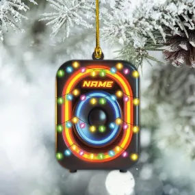Personalized Music Speakers Ornament, Speakers Christmas Ornament, Speakers Hanging Ornament, Speakers Ornament Holiday Decor HAOR0611