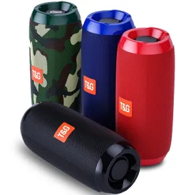 Portable Bluetooth Speaker 20w Wireless Bass Column Waterproof Outdoor USB Speakers AUX  Subwoofer