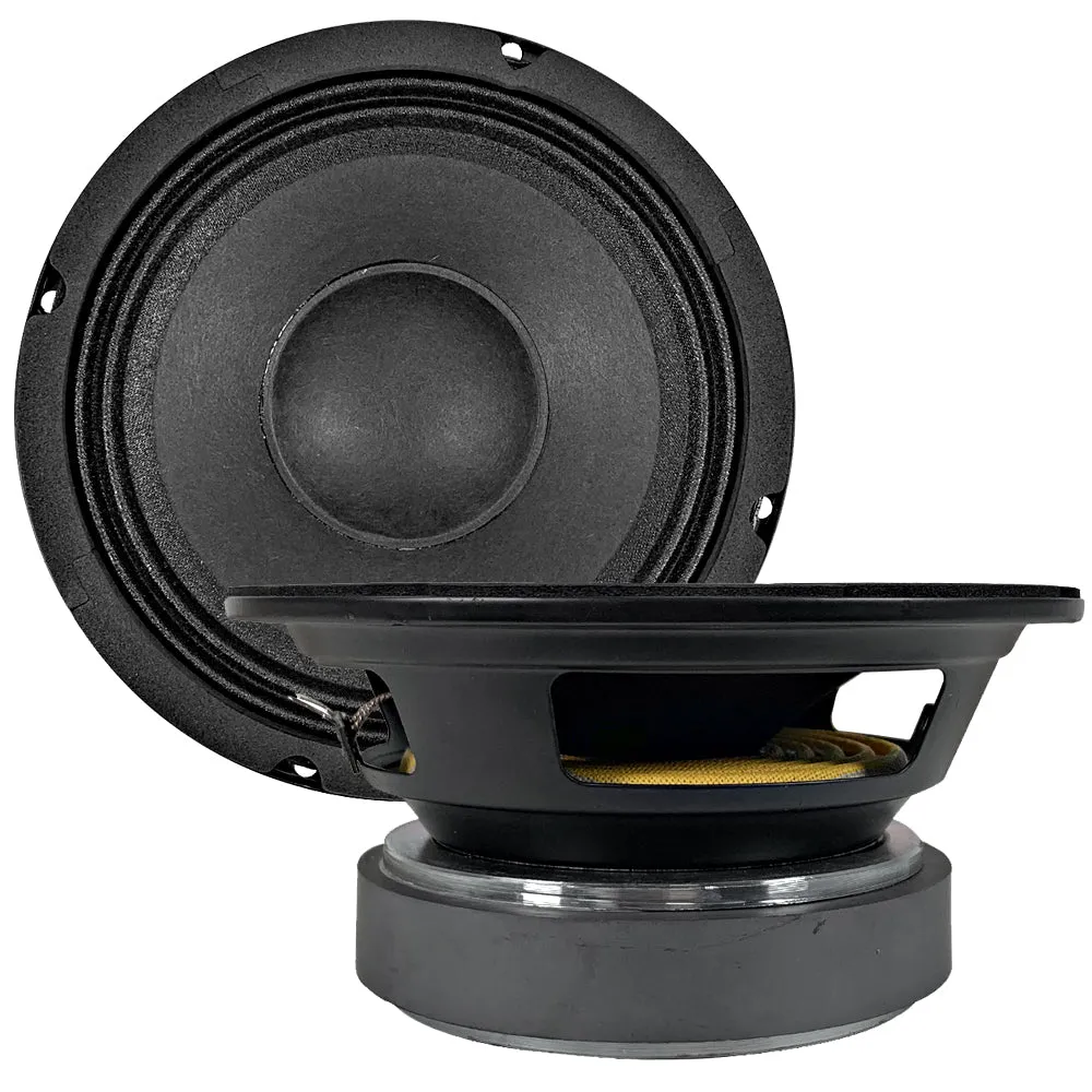 Quake 6"  - Pair of 6 Inch 4 Ohm Steel Frame Speaker Drivers