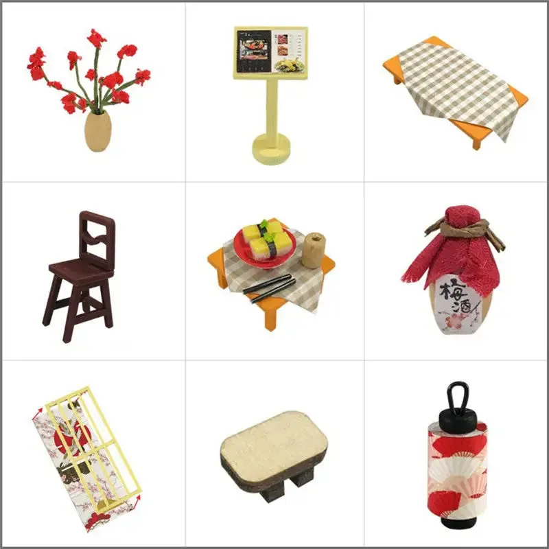 "Gubbion & Sushi" Miniature Dollhouse Kit