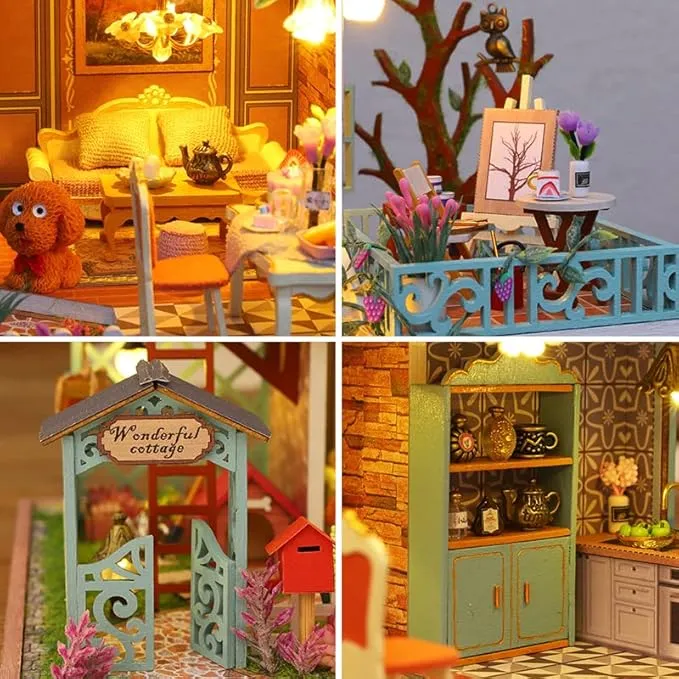 "Jungle Resort" DIY Miniature House Kit