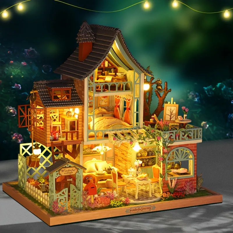 "Jungle Resort" DIY Miniature House Kit