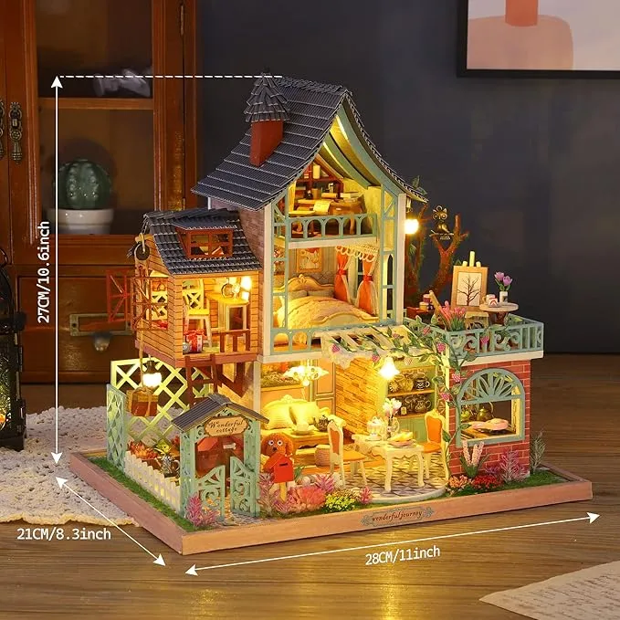 "Jungle Resort" DIY Miniature House Kit