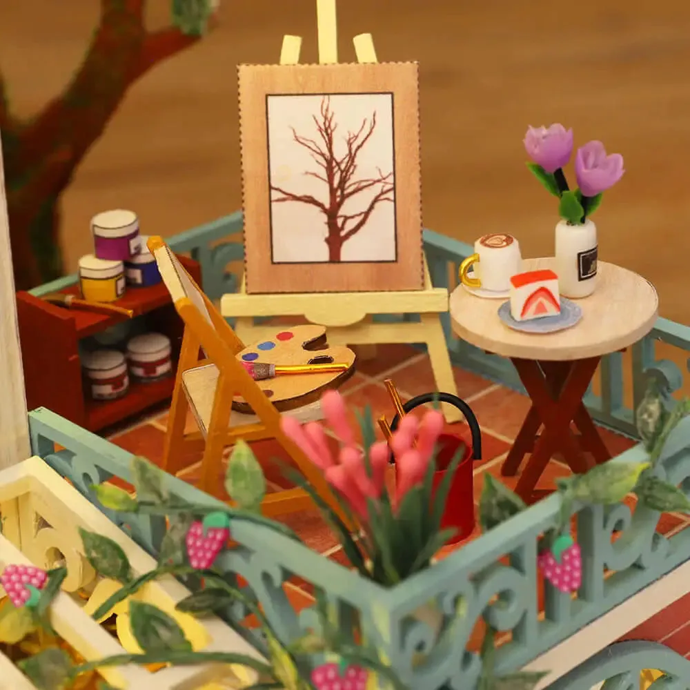 "Jungle Resort" DIY Miniature House Kit