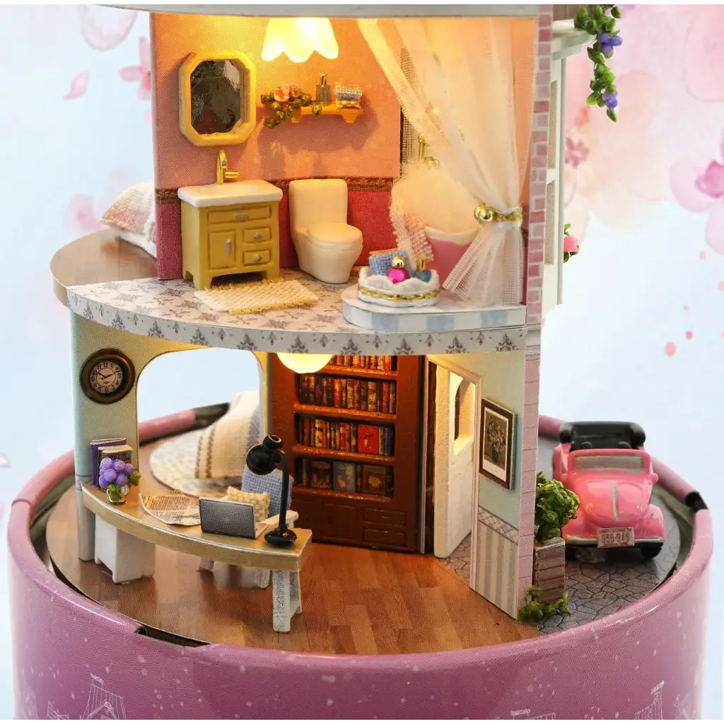 "Meet at the Corner" Miniature Dollhouse Kit