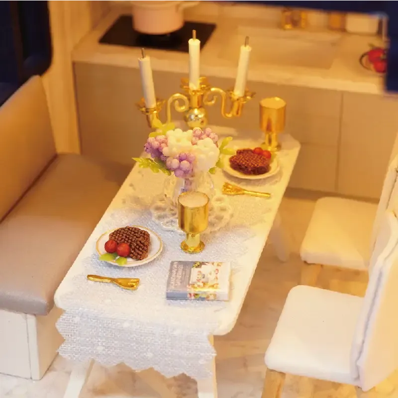 "Time Apartment" Miniature Dollhouse Kit
