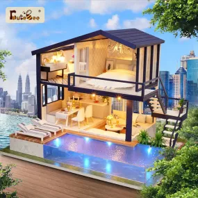 "Time Apartment" Miniature Dollhouse Kit