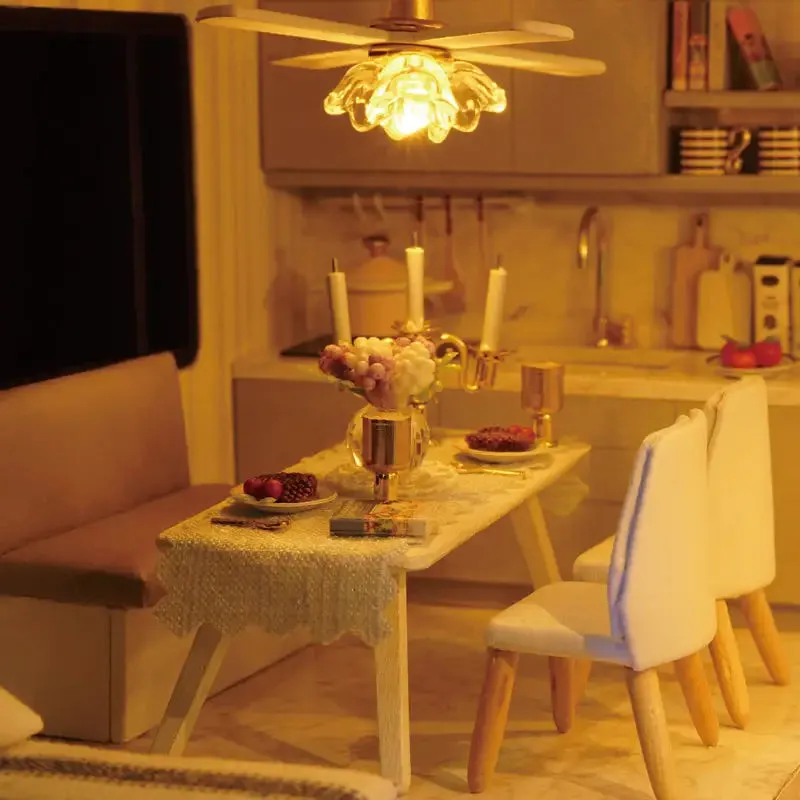 "Time Apartment" Miniature Dollhouse Kit