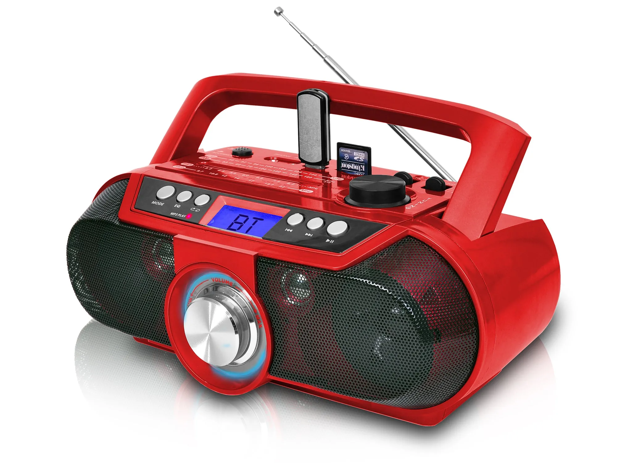 Rechargeable Bluetooth Portable Solar Powered Speaker with USB /SD Inputs