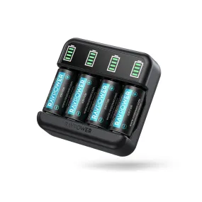 Rechargeable CR123A Lithium Batteries, 8 Pack 3.7V 850mAh Batteries