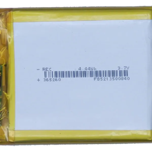 Rechargeable Li-ion Battery 3.7V 1200mAh 365260P GB/T18287-2000