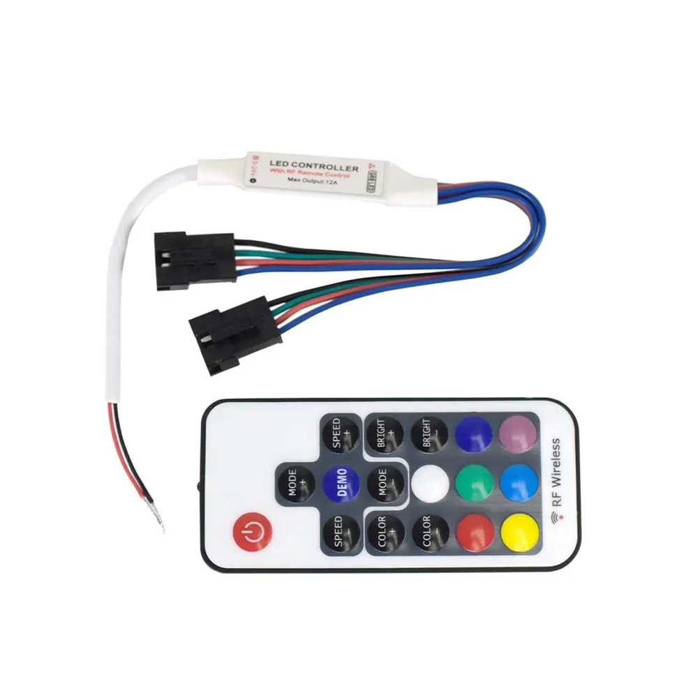 SA-525M01B-RGB - Pair of 5.25 Inch 100 Watt 2-Way Waterproof Boat/Marine Speakers with RGB Lights